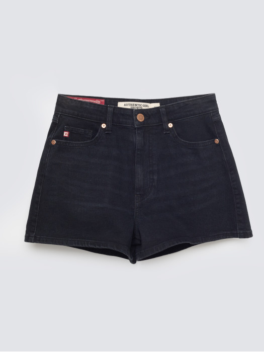 Čierne šortky džínsové AUTHENTIC GIRL 989